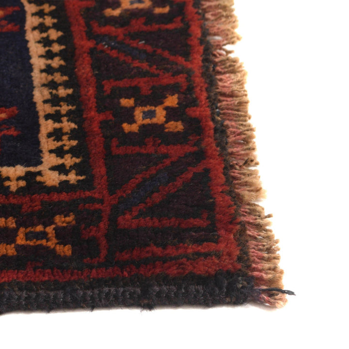 Afghan Prayer Rug 3'0" x 4'3" Hand-Knotted view