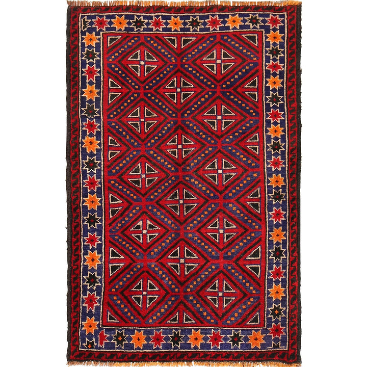 Baluchi Rug 3'1" x 4'7" - No. AL92009