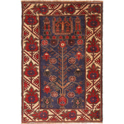 Baluchi Rug 3'2" x 4'7" - No. AL42987