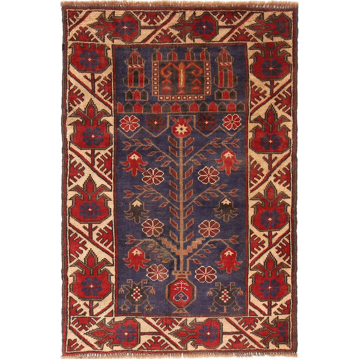 Baluchi Rug 3' 2" x 4' 7" - No. AL55615