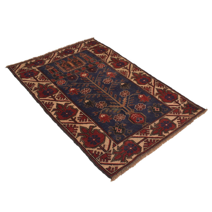 Baluchi Rug 3'2" x 4'7" - No. AL42987