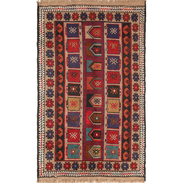 Baluchi Rug 2'8" x 4'5" - No. AL29609