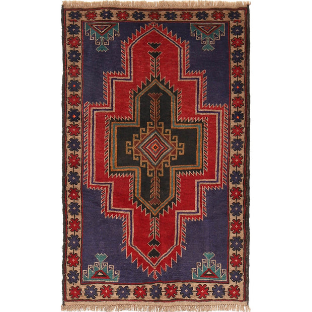 Baluchi Rug 2'9" x 4'5" - No. AL34419
