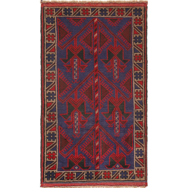 Baluchi Rug 2'8" x 4'6" - No. AL66013