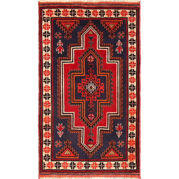 Baluchi Rug 2' 9" x 4' 8" - No. AL99909