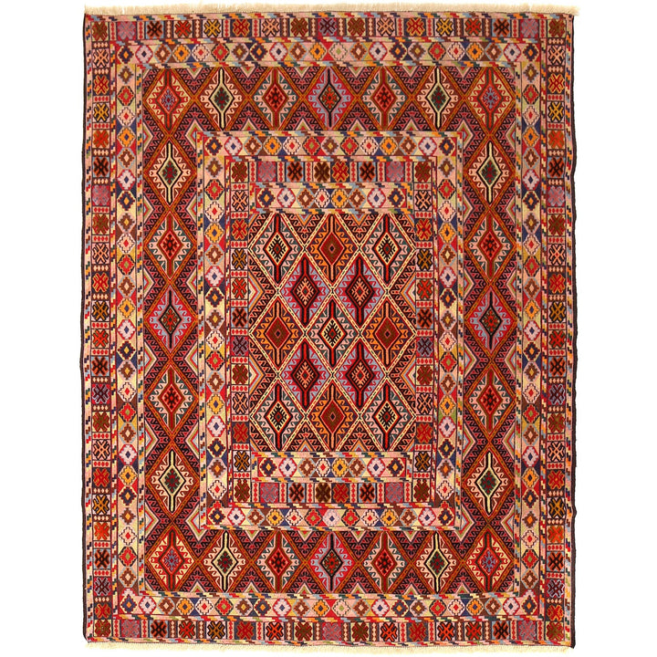 Nakhunak Kilim 4' 6" x 6' 1" - No. AL34567