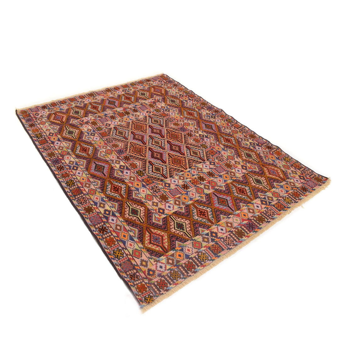 Nakhunak Kilim 4' 6" x 6' 1" - No. AL34567