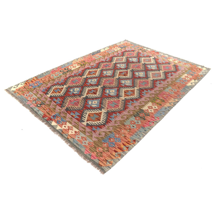 Vegetable Kilim 5' 8" x 7' 9" - No. AL14783
