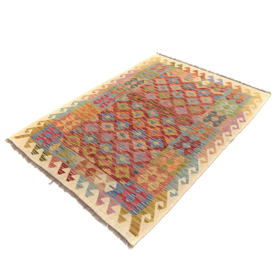 Vegetable Kilim 4' 1" x 5' 6" - No. AL49347