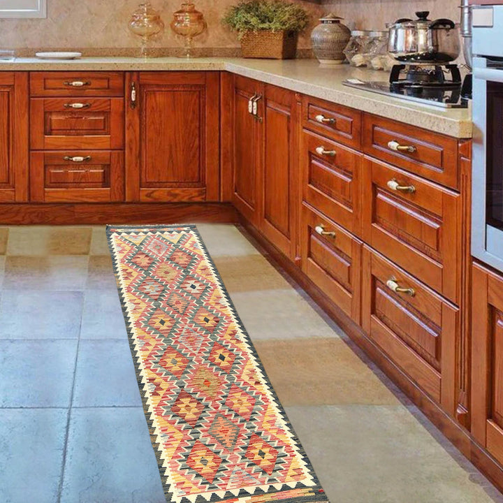 Vegetable Kilim 2' 5" x 7' 7" - No. AL14402