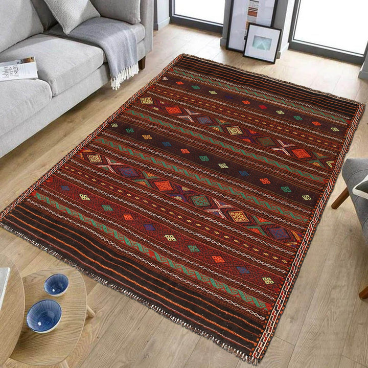 Laghari Kilim 4' 3" x 5' 4" - No. AL43275