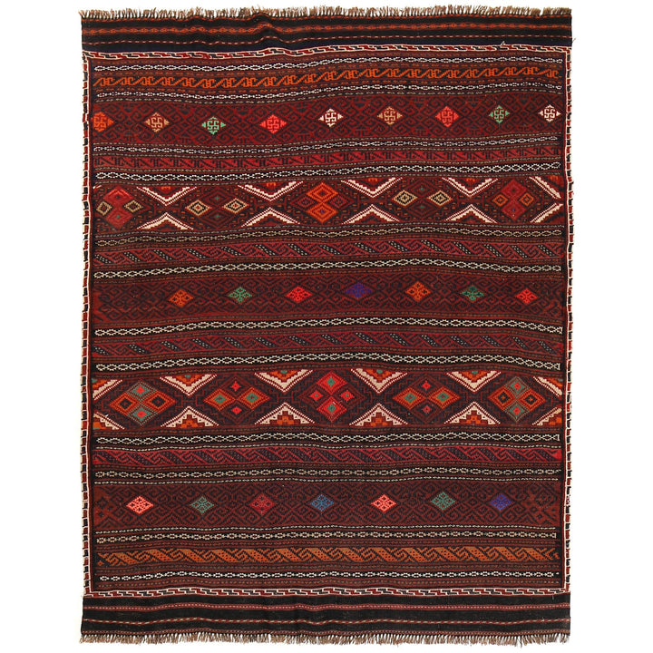 Laghari Kilim 4' 2" x 5' 5" - No. AL16347