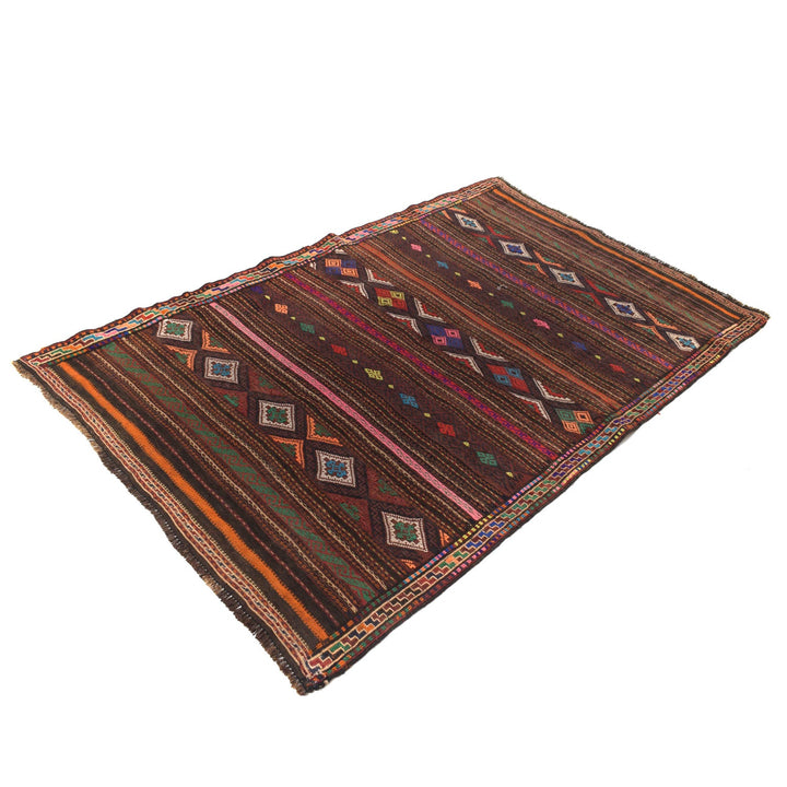 Laghari Kilim 4' 0" x 6' 2" - No. AL10600