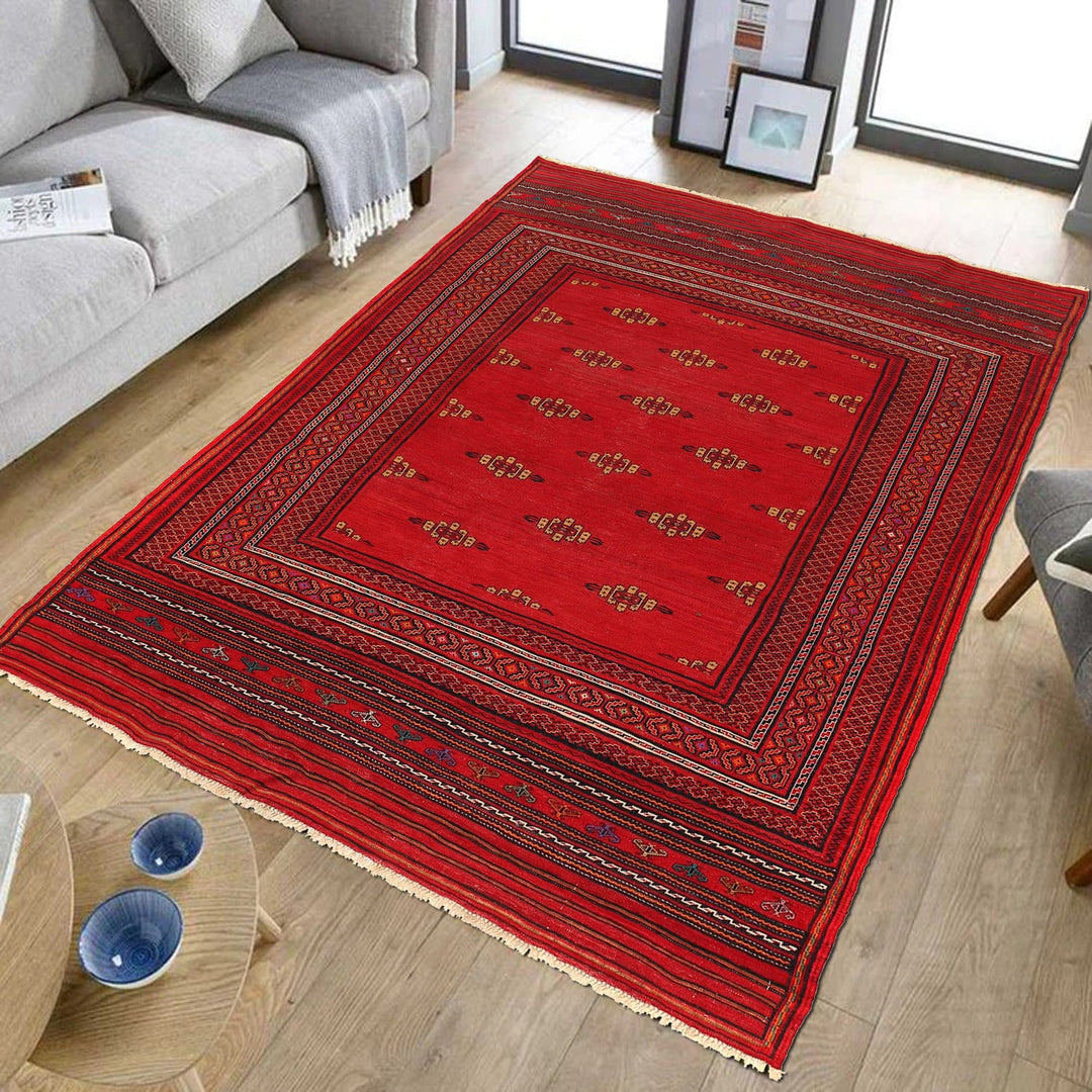 Laghari Kilim 5' 2" x 7' 1" - No. AL58691