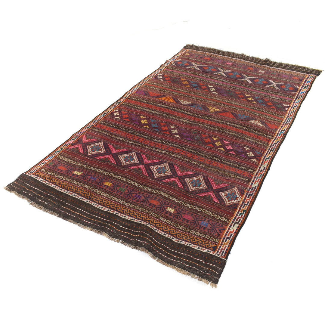 Laghari Kilim 4' 2" x 7' 5" - No. AL72295
