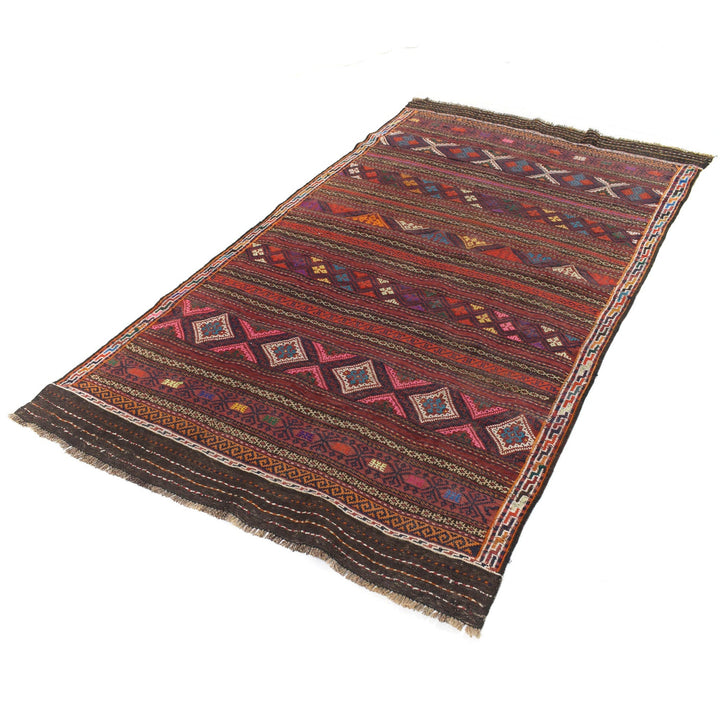 Laghari Kilim 4' 2" x 7' 5" - No. AL72295