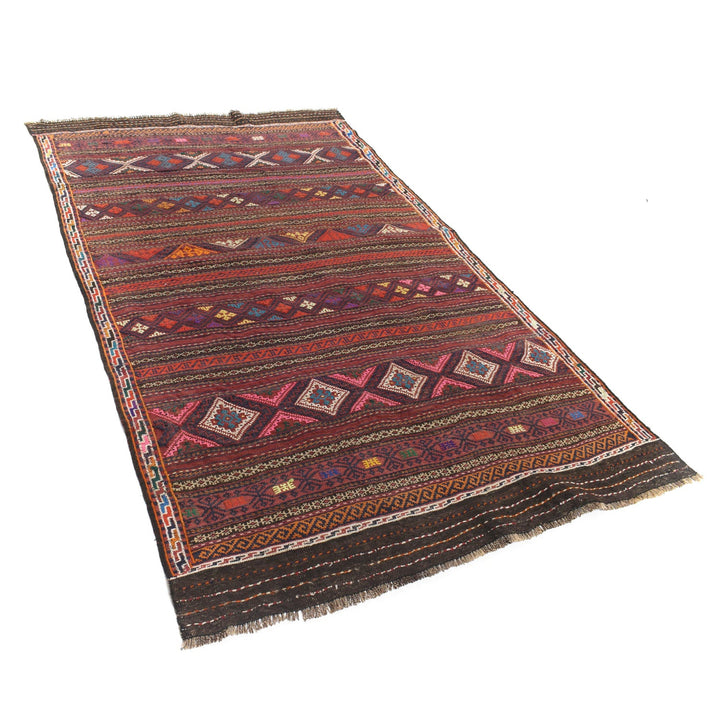 Laghari Kilim 4' 2" x 7' 5" - No. AL72295