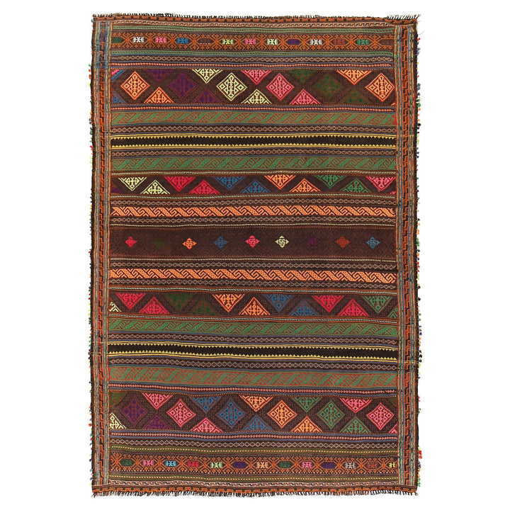 Laghari Kilim 4' 5" x 6' 9" - No. AL86373