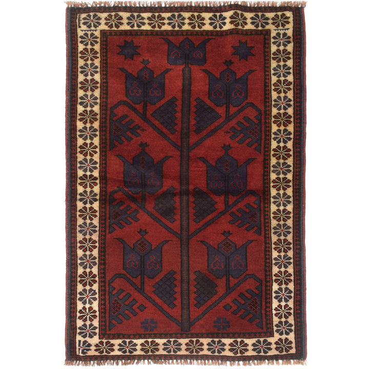 Baluchi Rug 2'9" x 4'4" - No. AL44287