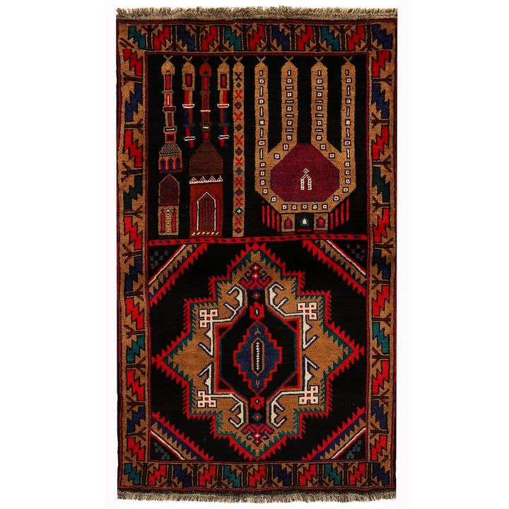 Baluchi Rug 2' 8" x 4' 8" - No. AL40035