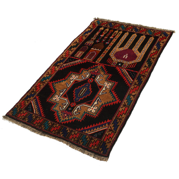 Baluchi Rug 2' 8" x 4' 8" - No. AL40035