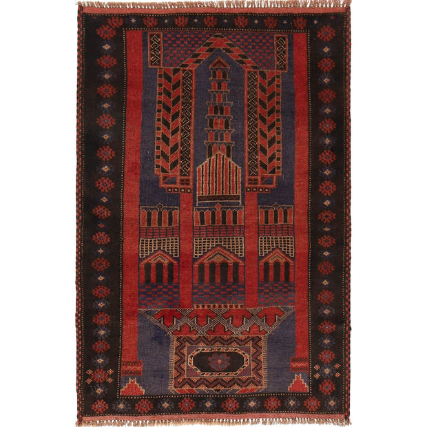 Prayer Rug 3'1" x 4'5" - No. AL43787
