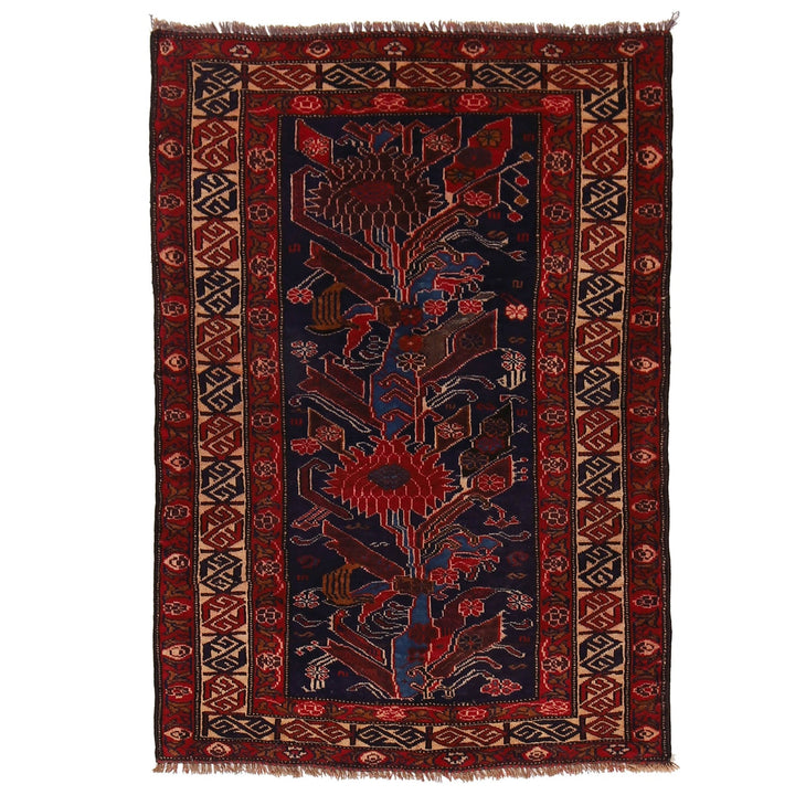 Baluchi Rug 3' 1" x 4' 4" - No. AL65499
