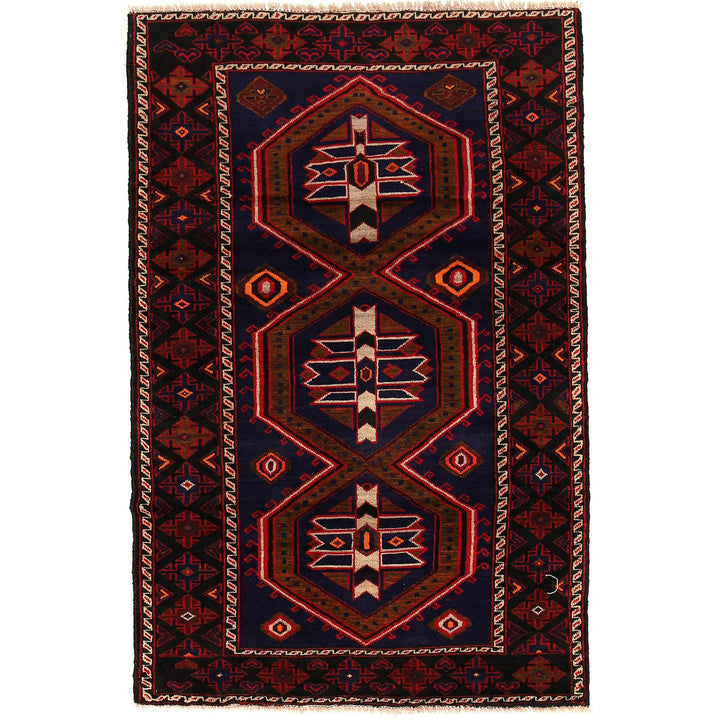 Baluchi Rug 4' 0" x 6' 3" - No. AL35417