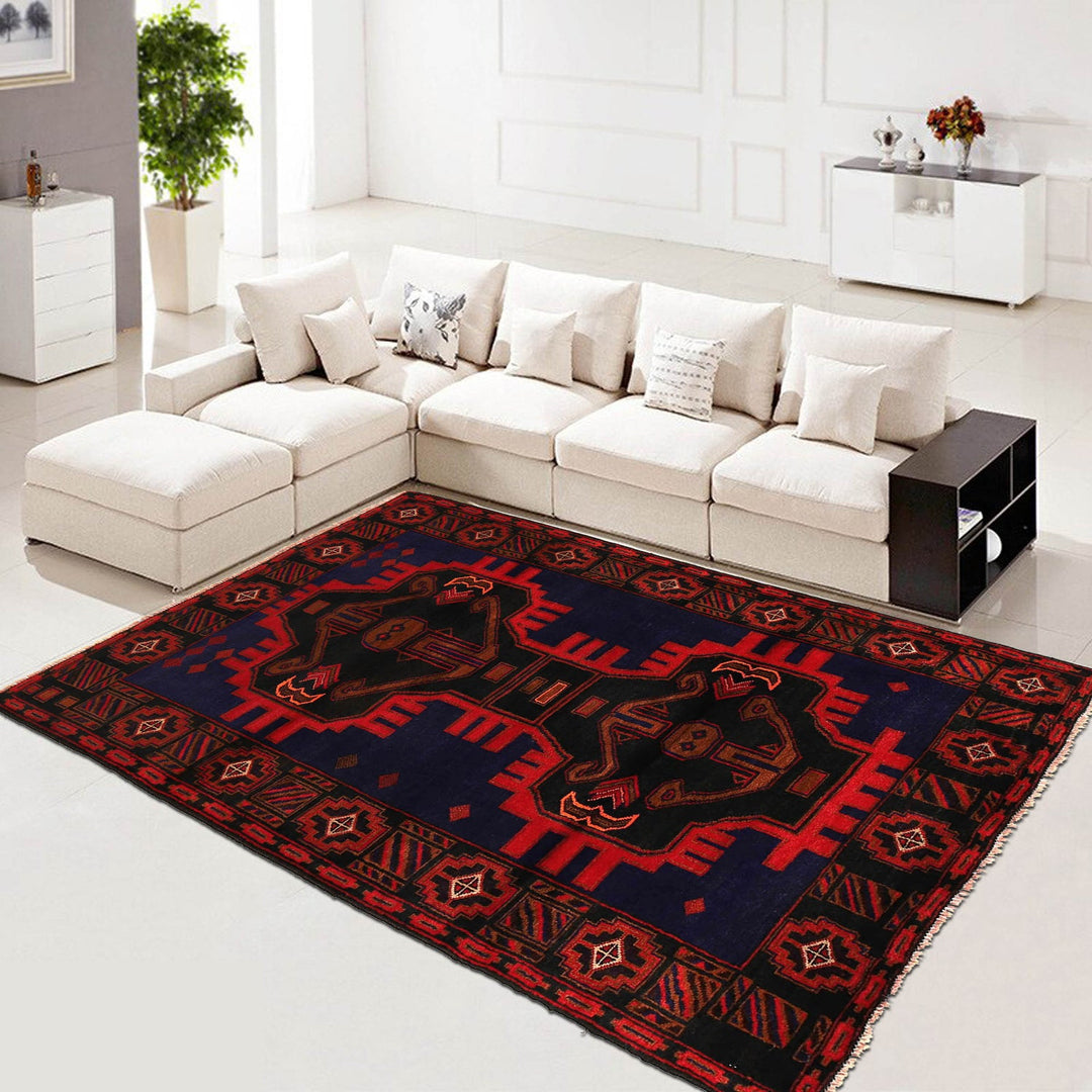 Baluchi Rug 4' 5" x 6' 1" - No. AL92393
