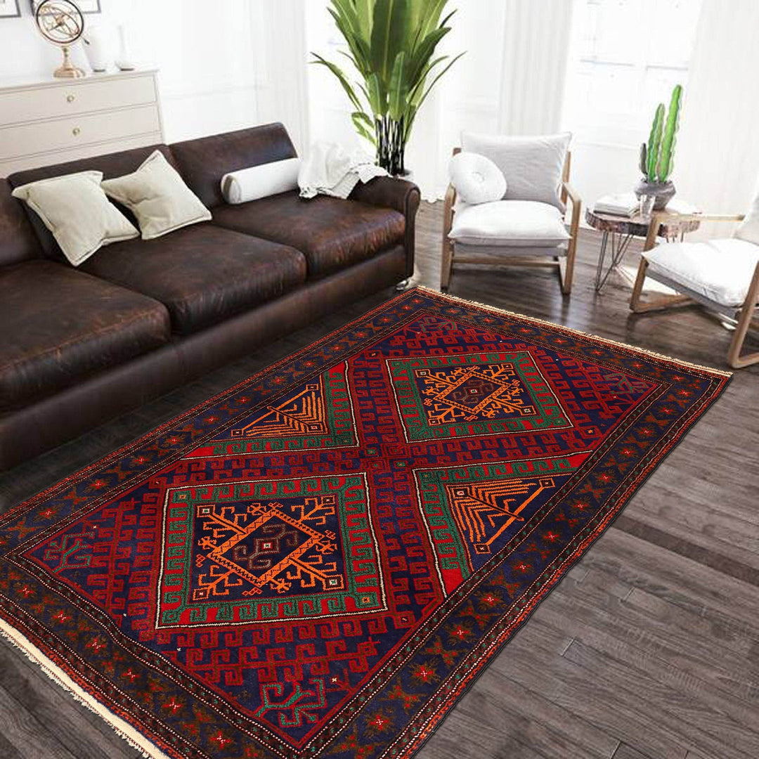 Baluchi Rug 4' 2" x 6' 4" - No. AL10116