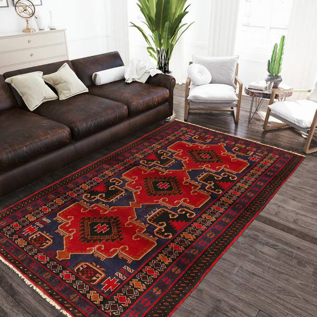 Baluchi Rug 3' 9" x 5' 9" - No. AL66326