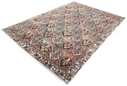 Hand Knotted Vintage Persian Bakhtiari Wool Rug 6' 7" x 9' 6" - No. AT46187