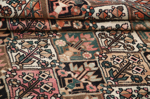 Hand Knotted Vintage Persian Bakhtiari Wool Rug 6' 7" x 9' 6" - No. AT46187