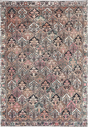 Hand Knotted Vintage Persian Bakhtiari Wool Rug 6' 7" x 9' 6" - No. AT46187