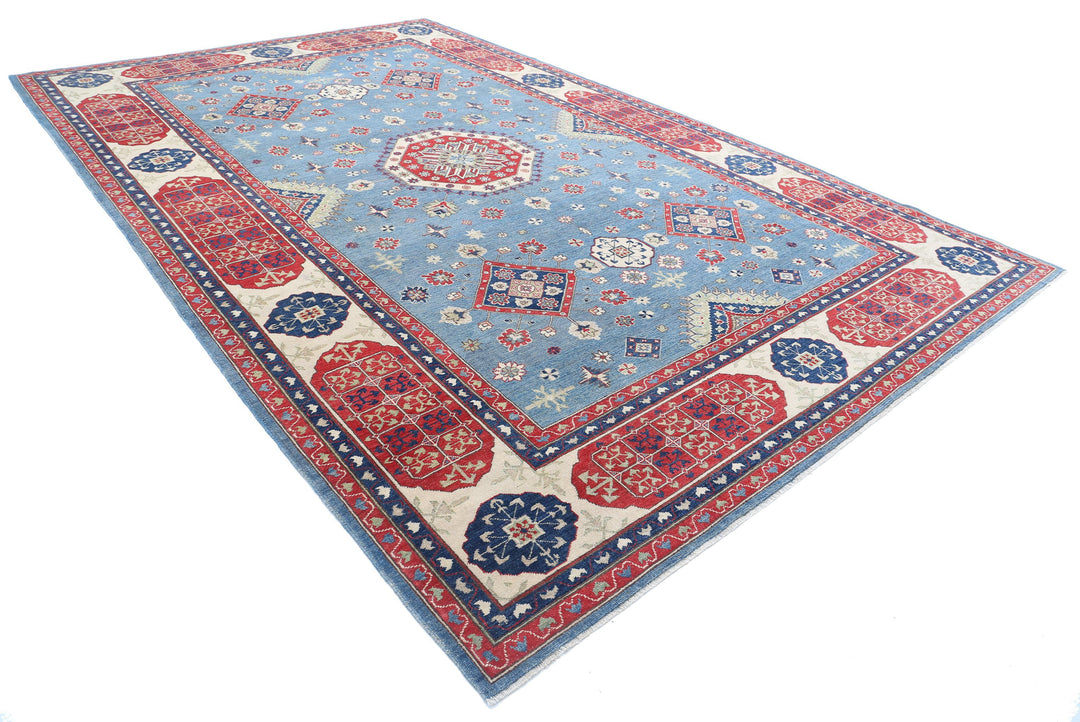 Hand Knotted Tribal Kazak Wool Rug 9' 8" x 15' 9" - No. AT72093