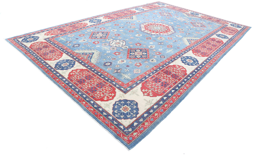 Hand Knotted Tribal Kazak Wool Rug 9' 8" x 15' 9" - No. AT72093