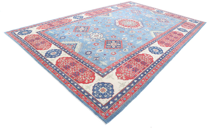Hand Knotted Tribal Kazak Wool Rug 9' 8" x 15' 9" - No. AT72093