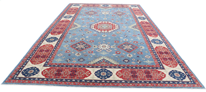 Hand Knotted Tribal Kazak Wool Rug 9' 8" x 15' 9" - No. AT72093