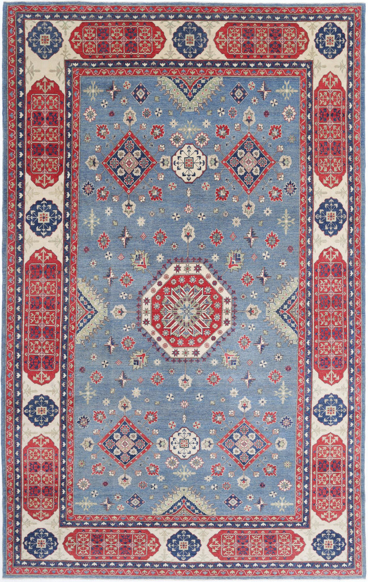 Hand Knotted Tribal Kazak Wool Rug 9' 8" x 15' 9" - No. AT72093