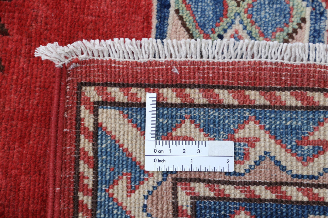 Hand Knotted Tribal Kazak Wool Rug 9' 8" x 13' 6" - No. AT66025