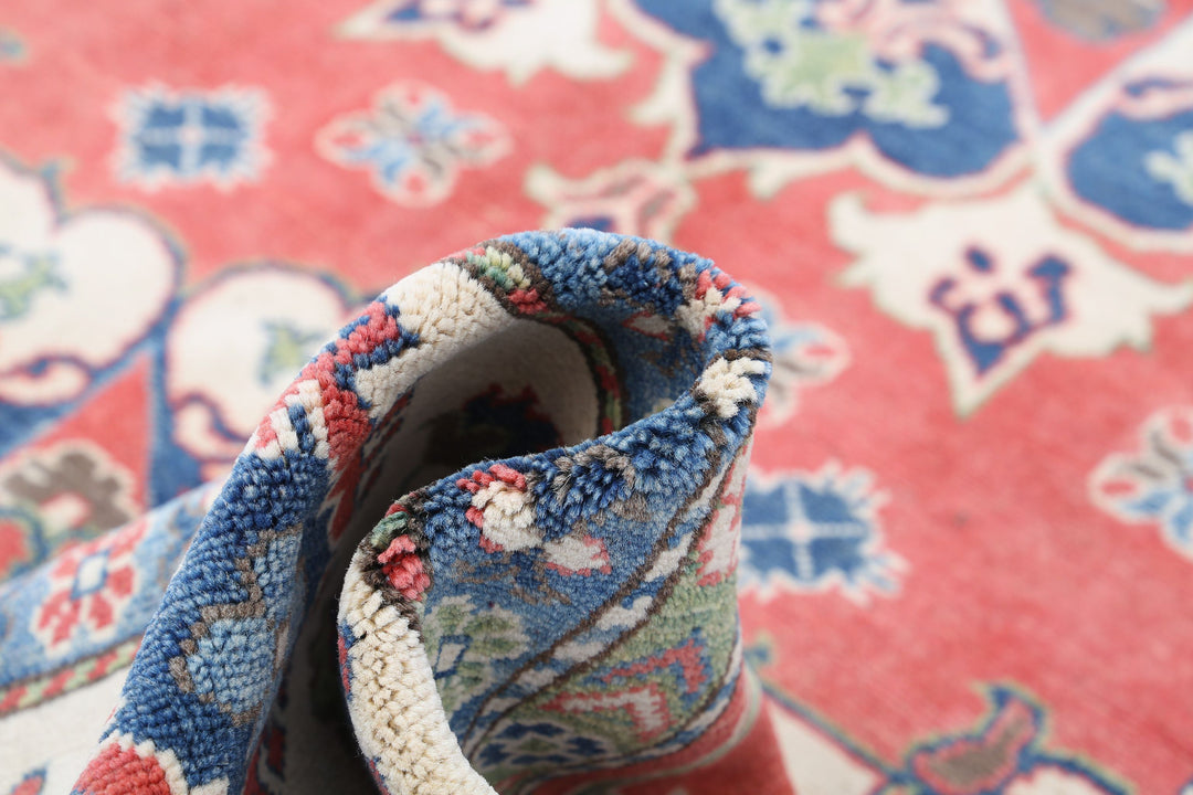 Hand Knotted Tribal Kazak Wool Rug 10' 0" x 13' 8" - No. AT37822