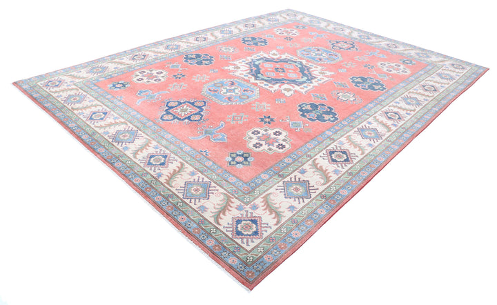 Hand Knotted Tribal Kazak Wool Rug 9' 2" x 12' 5" - No. AT51061