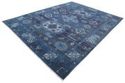 Hand Knotted Onyx Wool Rug 8' 7" x 11' 7" - No. AT79912