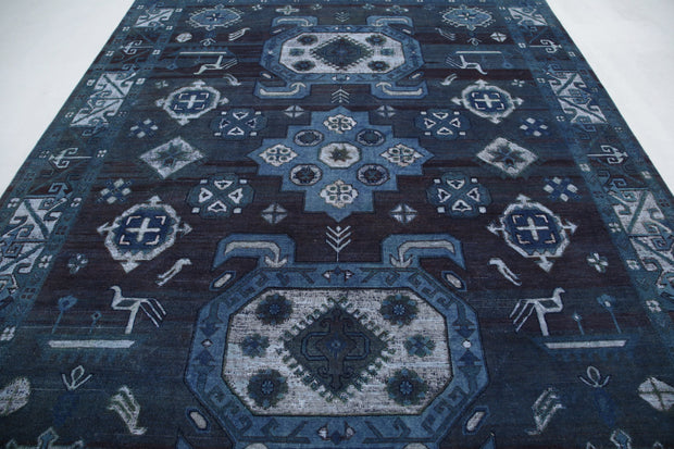 Hand Knotted Onyx Wool Rug 8' 7" x 11' 7" - No. AT79912