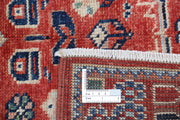 Hand Knotted Tribal Kazak Wool Rug 3' 4" x 4' 4" - No. AT60526