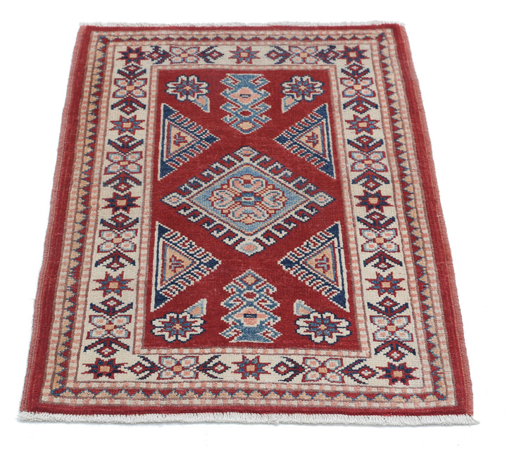 Hand Knotted Tribal Kazak Wool Rug 2' 0" x 3' 0" - No. AT89695
