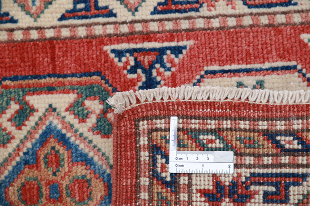 Hand Knotted Tribal Kazak Wool Rug 2' 0" x 2' 10" - No. AT55347