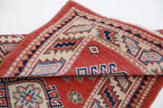 Hand Knotted Tribal Kazak Wool Rug 2' 0" x 2' 10" - No. AT52163