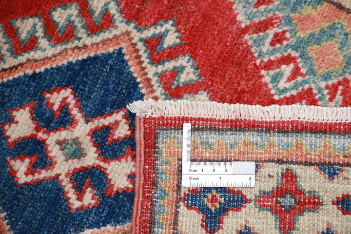 Hand Knotted Tribal Kazak Wool Rug 1' 11" x 5' 10" - No. AT71515