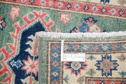 Hand Knotted Tribal Kazak Wool Rug 1' 11" x 5' 7" - No. AT83097